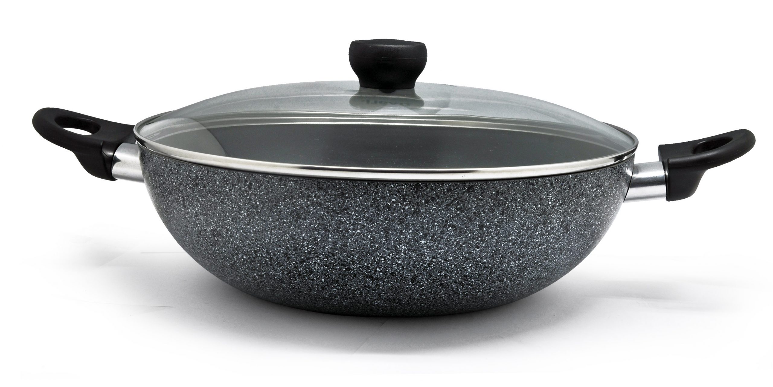 Maspion Maxim Neostone Wok + Tutup Kaca 30cm Maspion Maxim Neostone Wok + Tutup Kaca 30cm