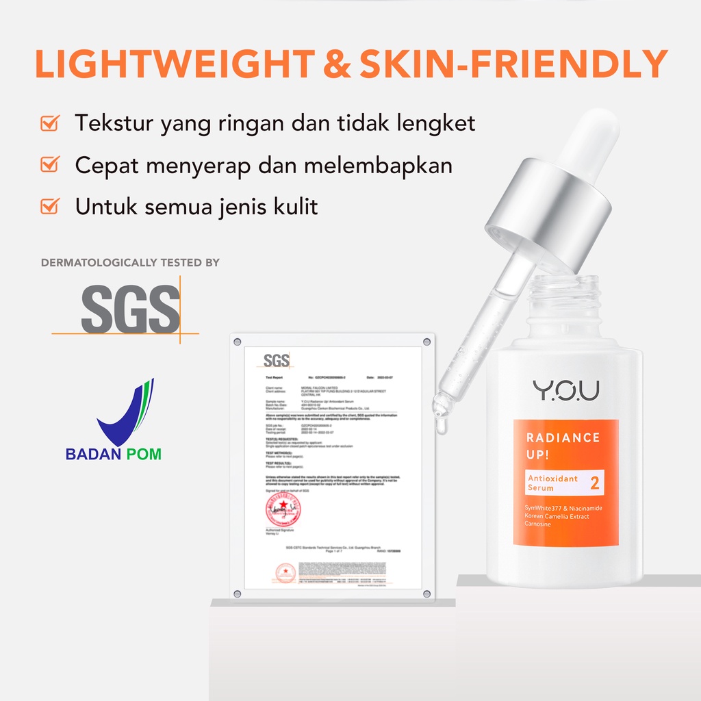 YOU Radiance Up! Antioxidant Serum 20ml YOU Radiance Up! Antioxidant Serum 20ml