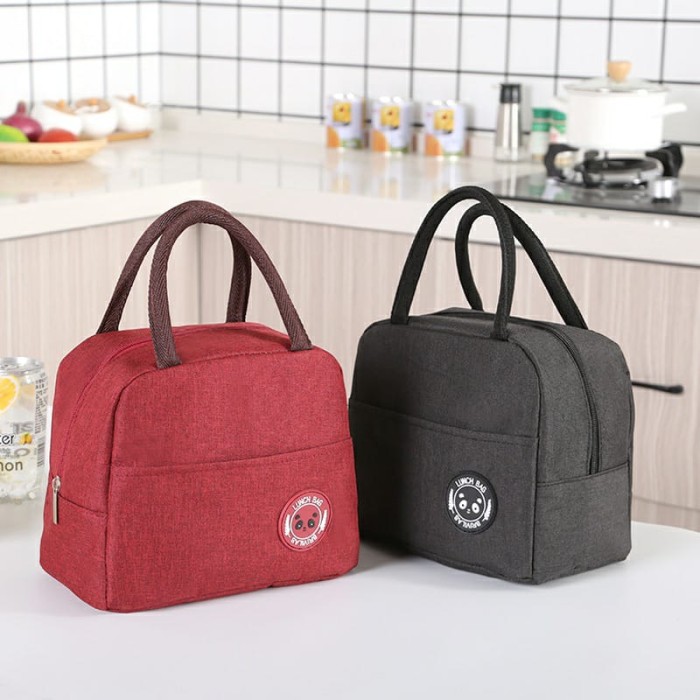 Tas Bekal Polos Oxford (Insulated / Cooler Lunch Bag) Tas Bekal Polos Oxford (Insulated / Cooler Lunch Bag)
