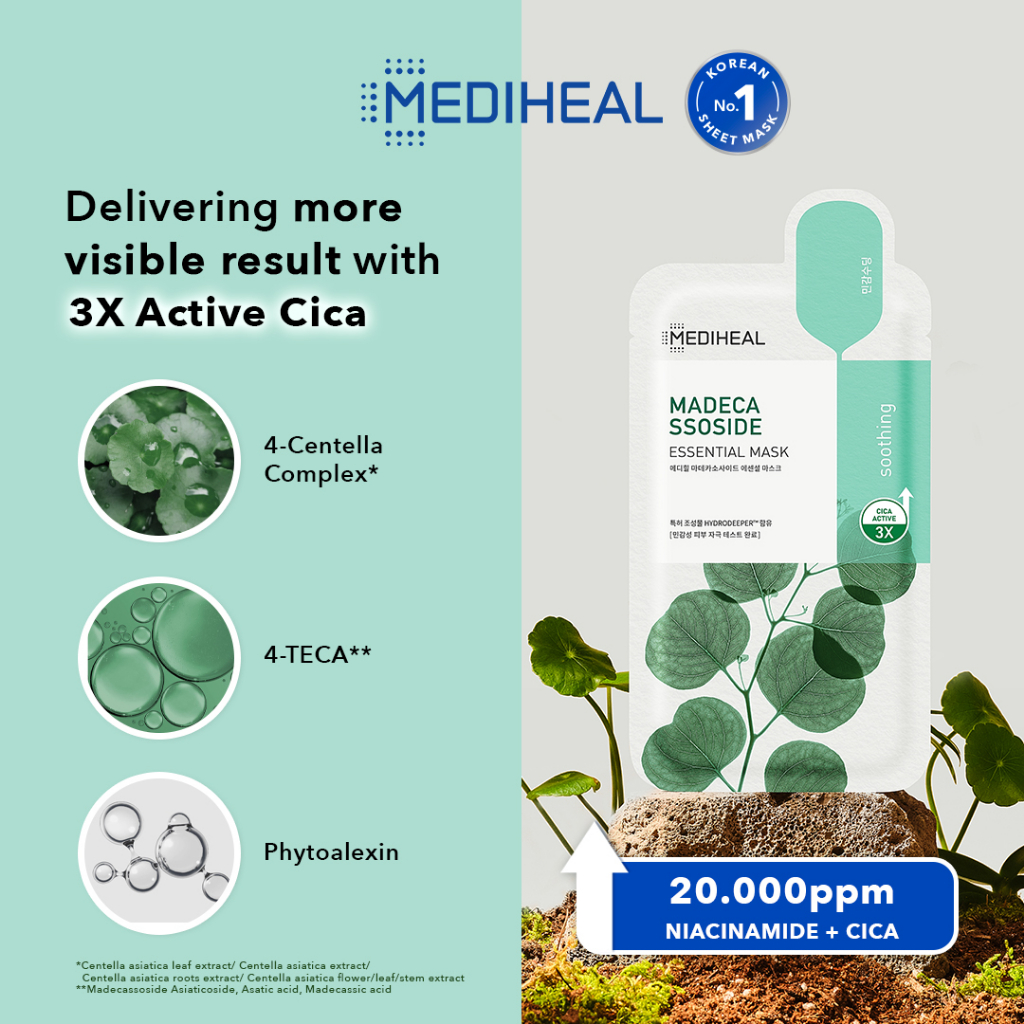 Mediheal Essential Mask - Madecassoside Soothing (Tosca)