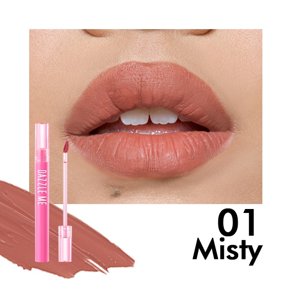 Dazzle Me Misty Matte Lip Cream 2.2gr - 01 Misty