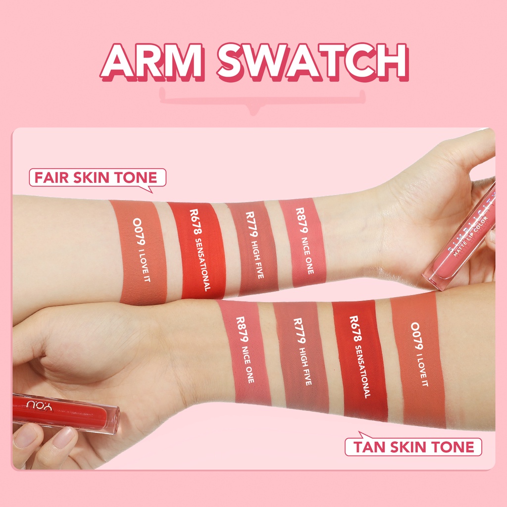 YOU Simplicity Matte Lip Color R879 Nice One YOU Simplicity Matte Lip Color R879 Nice One