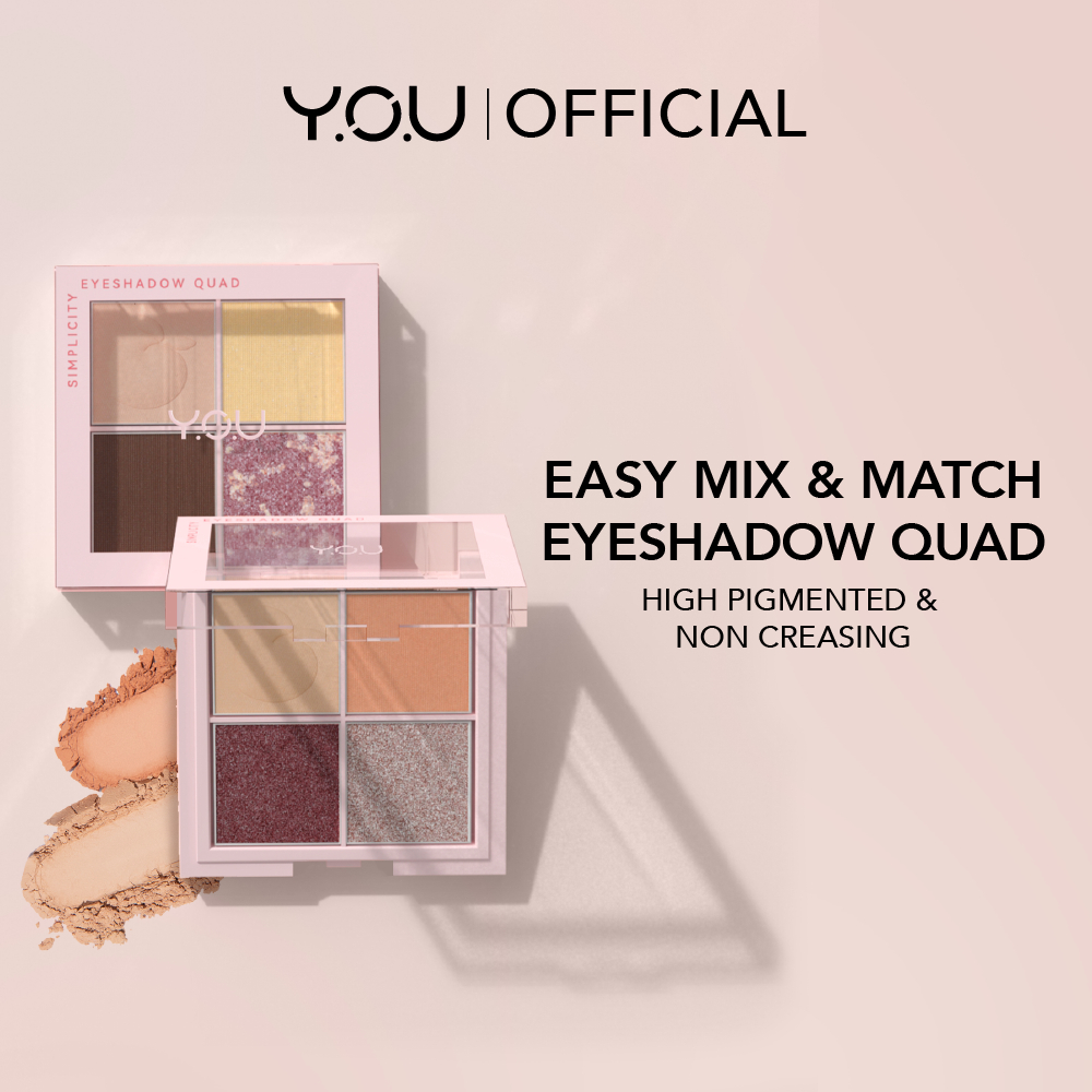 YOU Simplicity Eyeshadow Quad 01 Flair YOU Simplicity Eyeshadow Quad 01 Flair