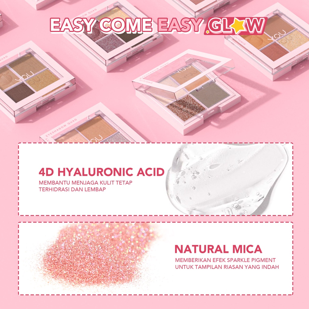 YOU Simplicity Eyeshadow Quad 01 Flair YOU Simplicity Eyeshadow Quad 01 Flair