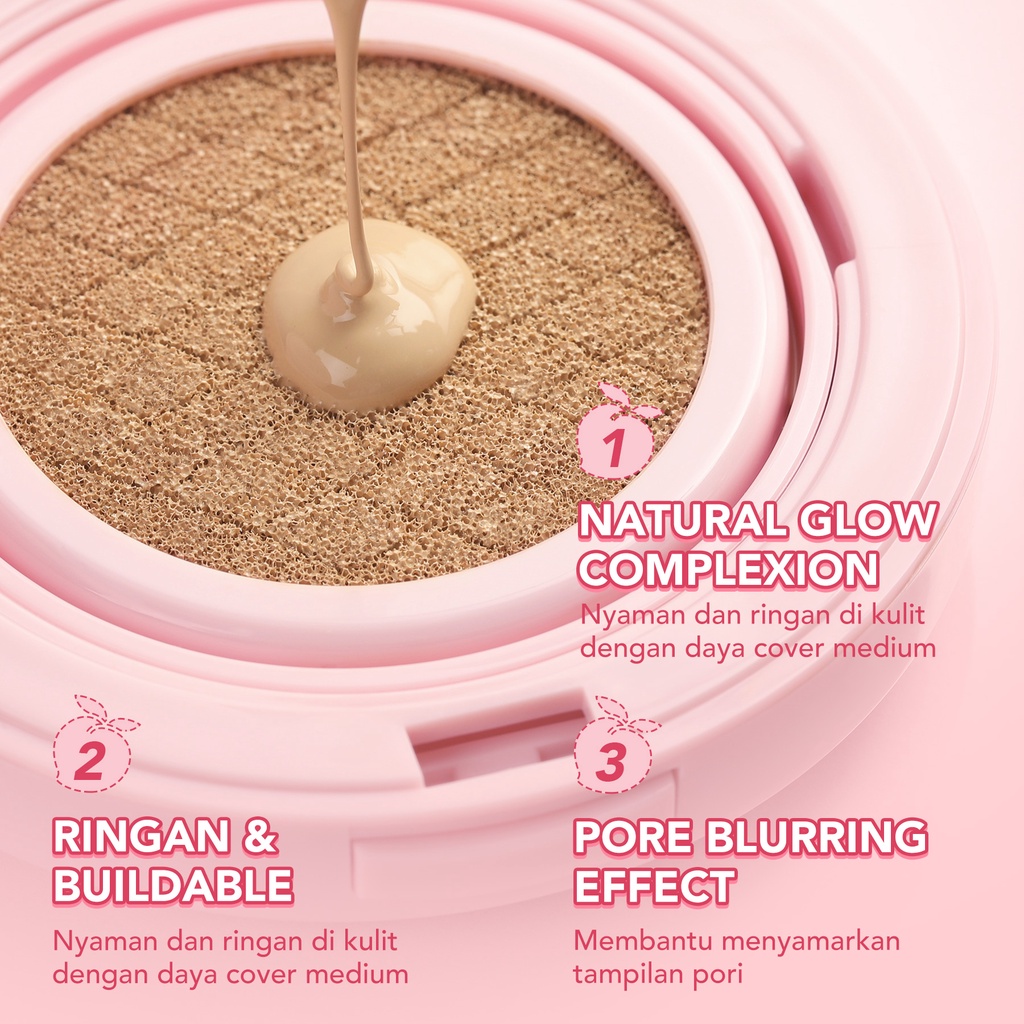 YOU Simplicity Glowy CC Cushion C205 Honey Beige YOU Simplicity Glowy CC Cushion C205 Honey Beige