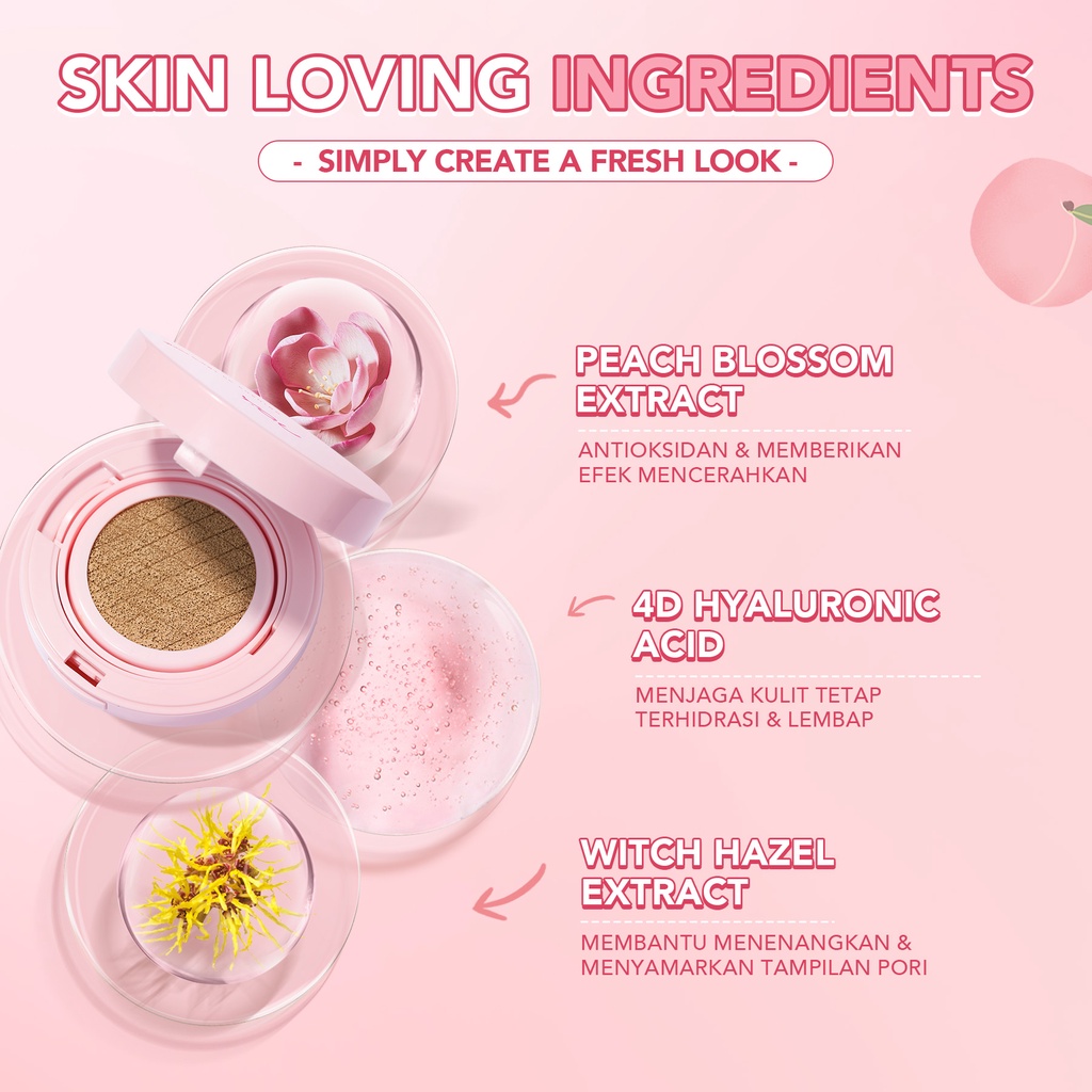 YOU Simplicity Glowy CC Cushion C205 Honey Beige YOU Simplicity Glowy CC Cushion C205 Honey Beige