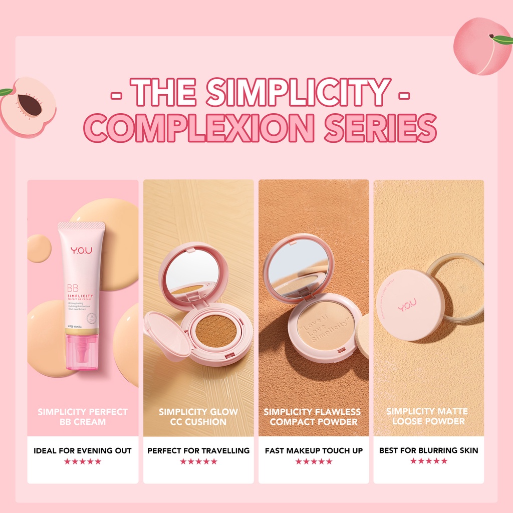 YOU Simplicity Glowy CC Cushion C205 Honey Beige YOU Simplicity Glowy CC Cushion C205 Honey Beige