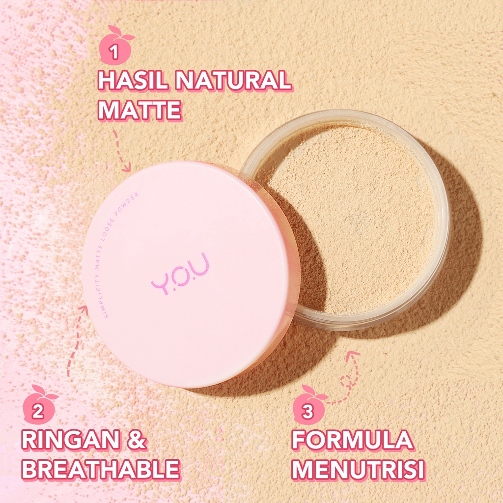 YOU Simplicity Matte Loose Powder C302 Classic Ivory YOU Simplicity Matte Loose Powder C302 Classic Ivory