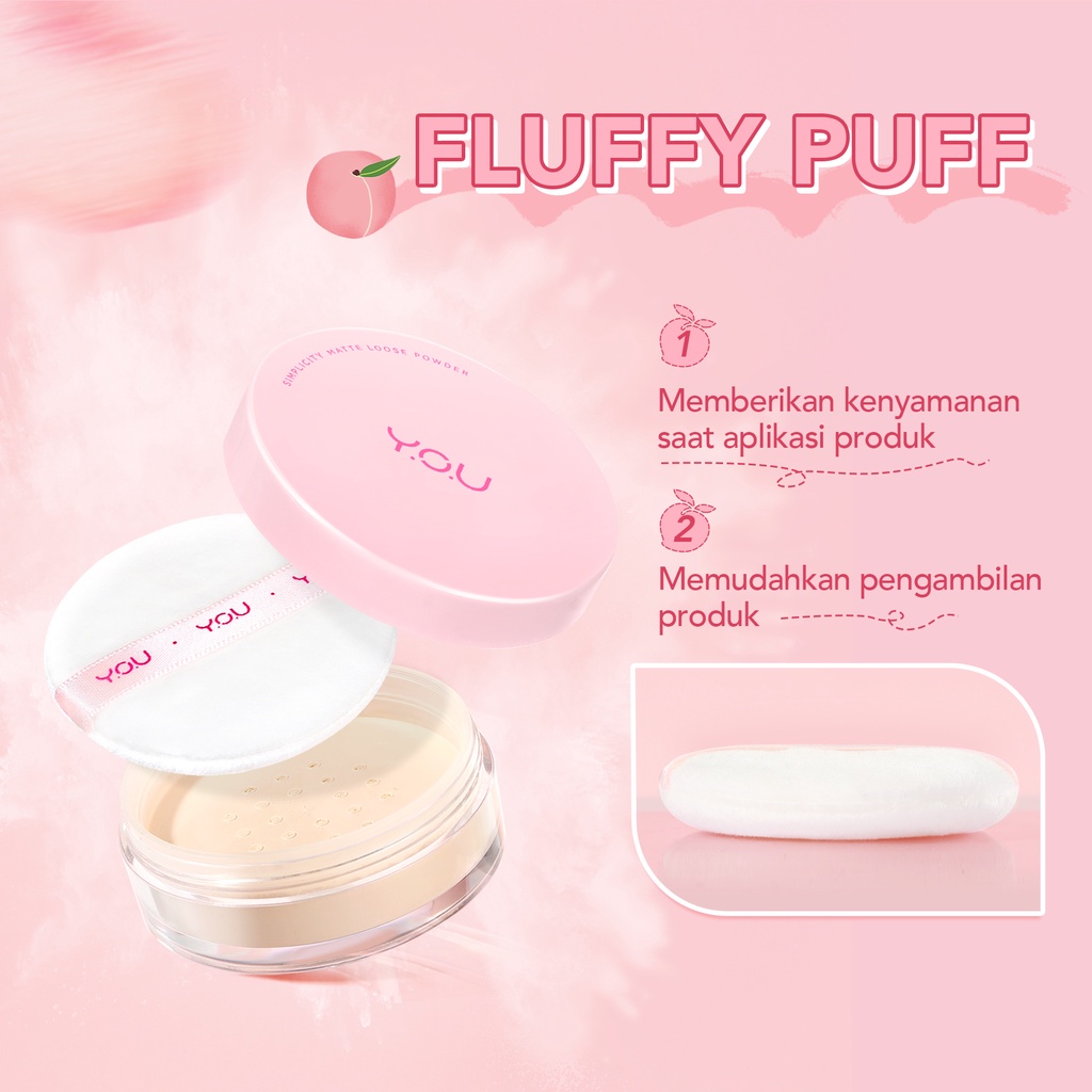 YOU Simplicity Matte Loose Powder W704 Light Beige YOU Simplicity Matte Loose Powder W704 Light Beige