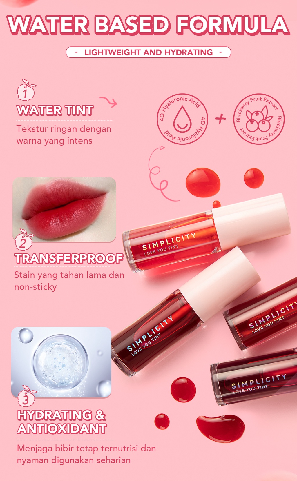 YOU Simplicity Love You Tint R587 Red Velvet YOU Simplicity Love You Tint R587 Red Velvet