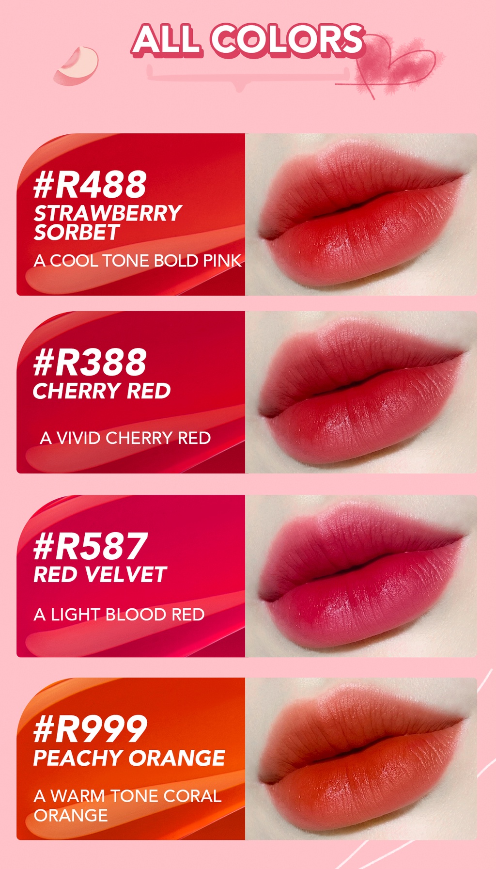 YOU Simplicity Love You Tint R587 Red Velvet YOU Simplicity Love You Tint R587 Red Velvet