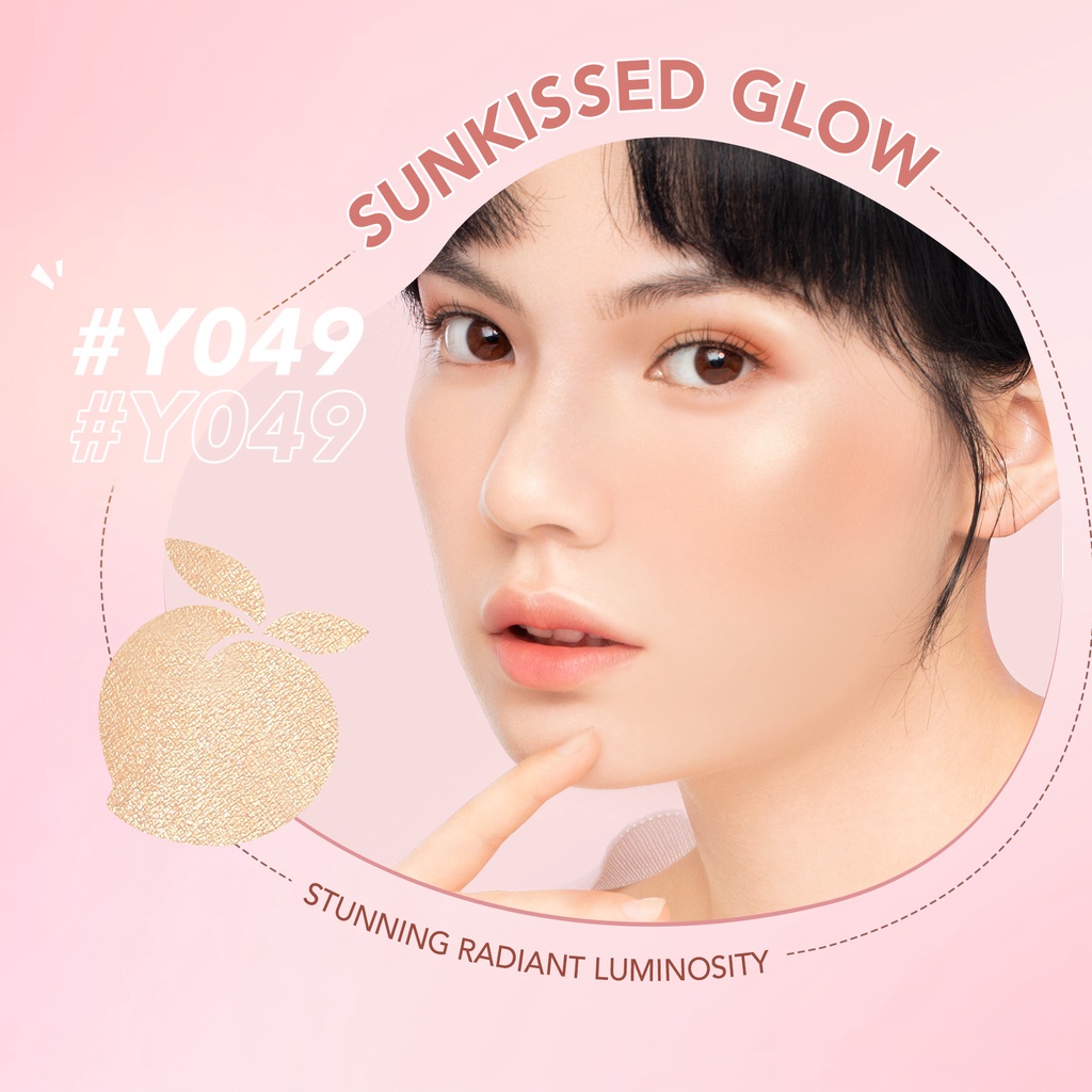 YOU Simplicity Gleam Highlighter Y049 Sunkissed Glow YOU Simplicity Gleam Highlighter Y049 Sunkissed Glow