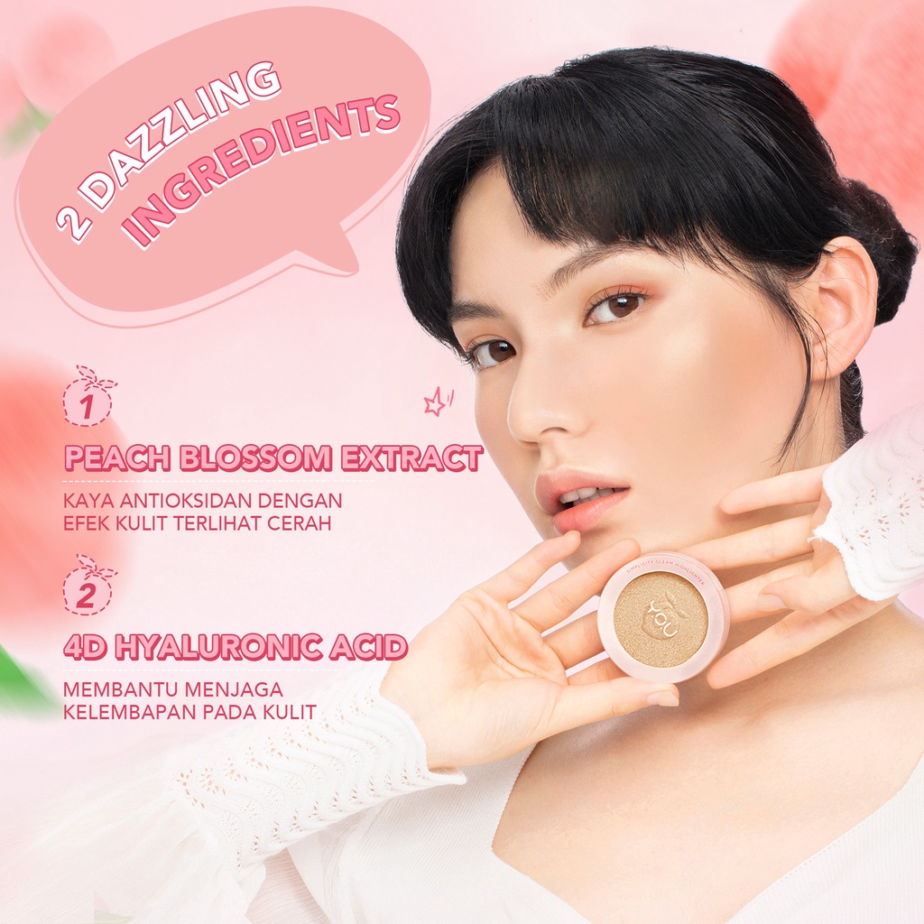 YOU Simplicity Gleam Highlighter Y049 Sunkissed Glow YOU Simplicity Gleam Highlighter Y049 Sunkissed Glow