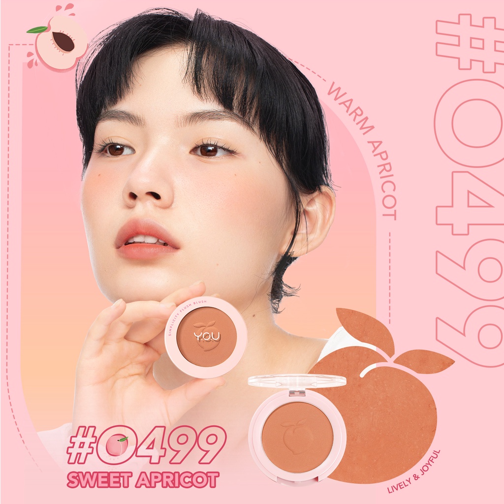 YOU Simplicity Flush Blush - O499 Sweet Apricot (Blush On) YOU Simplicity Flush Blush - O499 Sweet Apricot (Blush On)