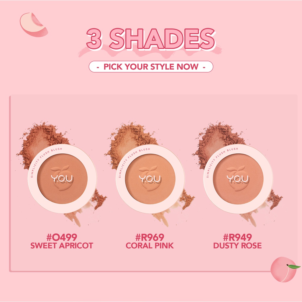 YOU Simplicity Flush Blush R949 Dusty Rose (Blush On) YOU Simplicity Flush Blush R949 Dusty Rose (Blush On)