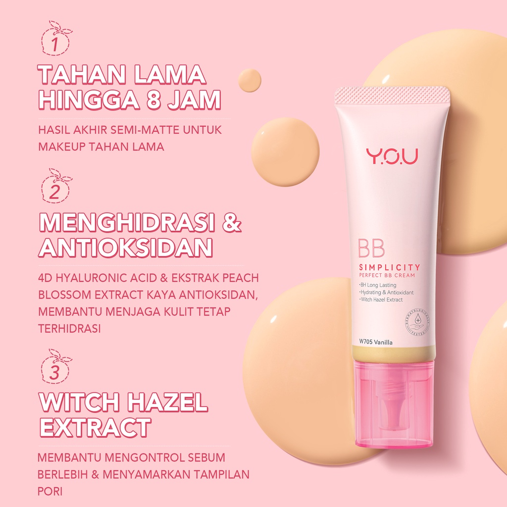 YOU Simplicity Perfect BB Cream W705 VANILLA YOU Simplicity Perfect BB Cream W705 VANILLA