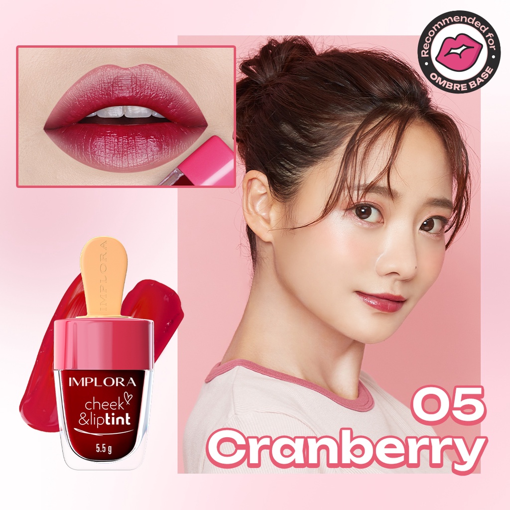 Implora Cheek & Liptint 05 Cranberry