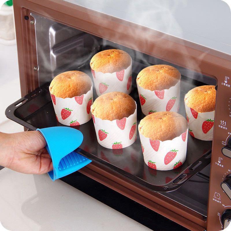 (Isi 1pcs) Sarung Tangan Silikon Anti Panas - Sarung Tangan Oven (Isi 1pcs) Sarung Tangan Silikon Anti Panas - Sarung Tangan Oven
