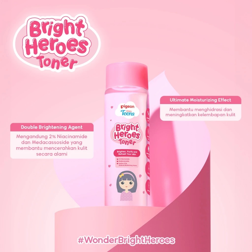 Pigeon Teens Toner 100ml - Bright Heroes Pigeon Teens Toner 100ml - Bright Heroes
