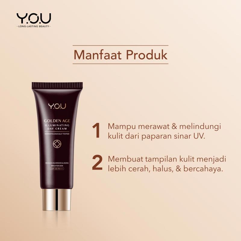YOU Golden Age Illuminating Day Cream 18gr (Kemasan Tube) YOU Golden Age Illuminating Day Cream 18gr (Kemasan Tube)