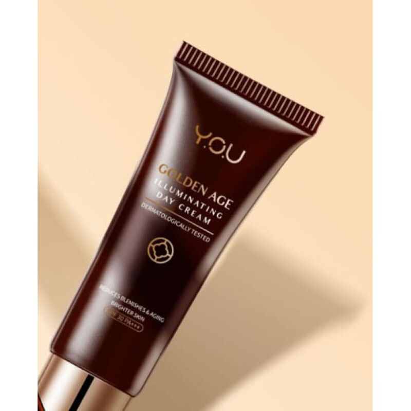 YOU Golden Age Illuminating Day Cream 18gr (Kemasan Tube) YOU Golden Age Illuminating Day Cream 18gr (Kemasan Tube)