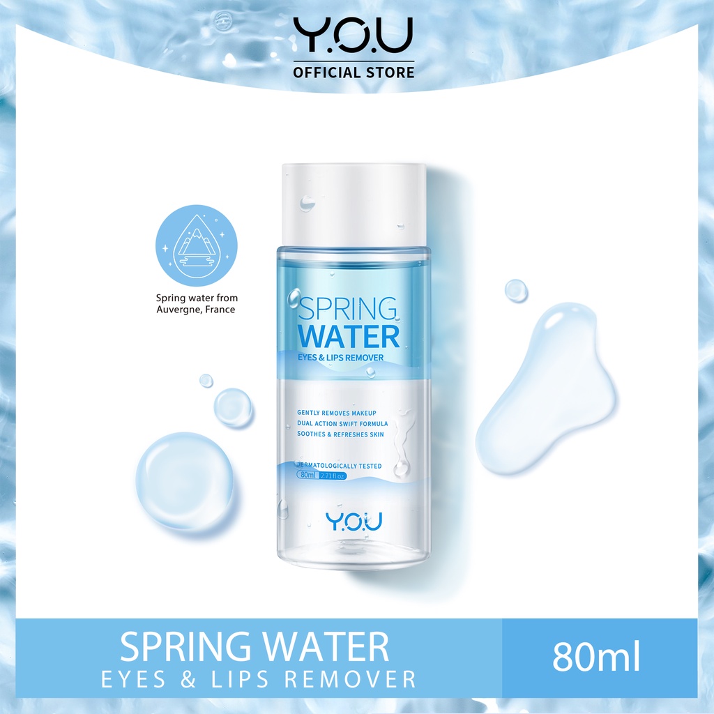 YOU Spring Water Eyes & Lips Remover 80ml