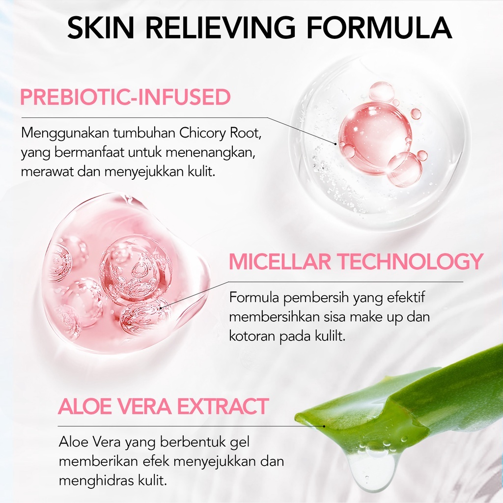 YOU Prebiotic Infused Micellar Cleansing Water 50ml  YOU Prebiotic Infused Micellar Cleansing Water 50ml