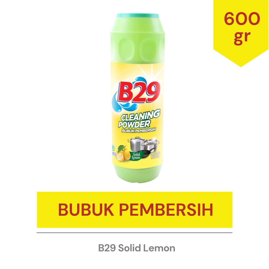 B29 Bubuk Pembersih 600gr - Solid Lemon (Cleaning Powder)