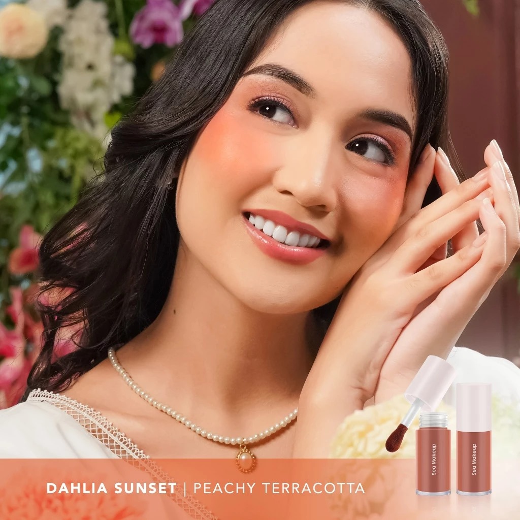 Sea Makeup Vibrant Flushed Liquid Blush 6gr - Dahlia Sunset