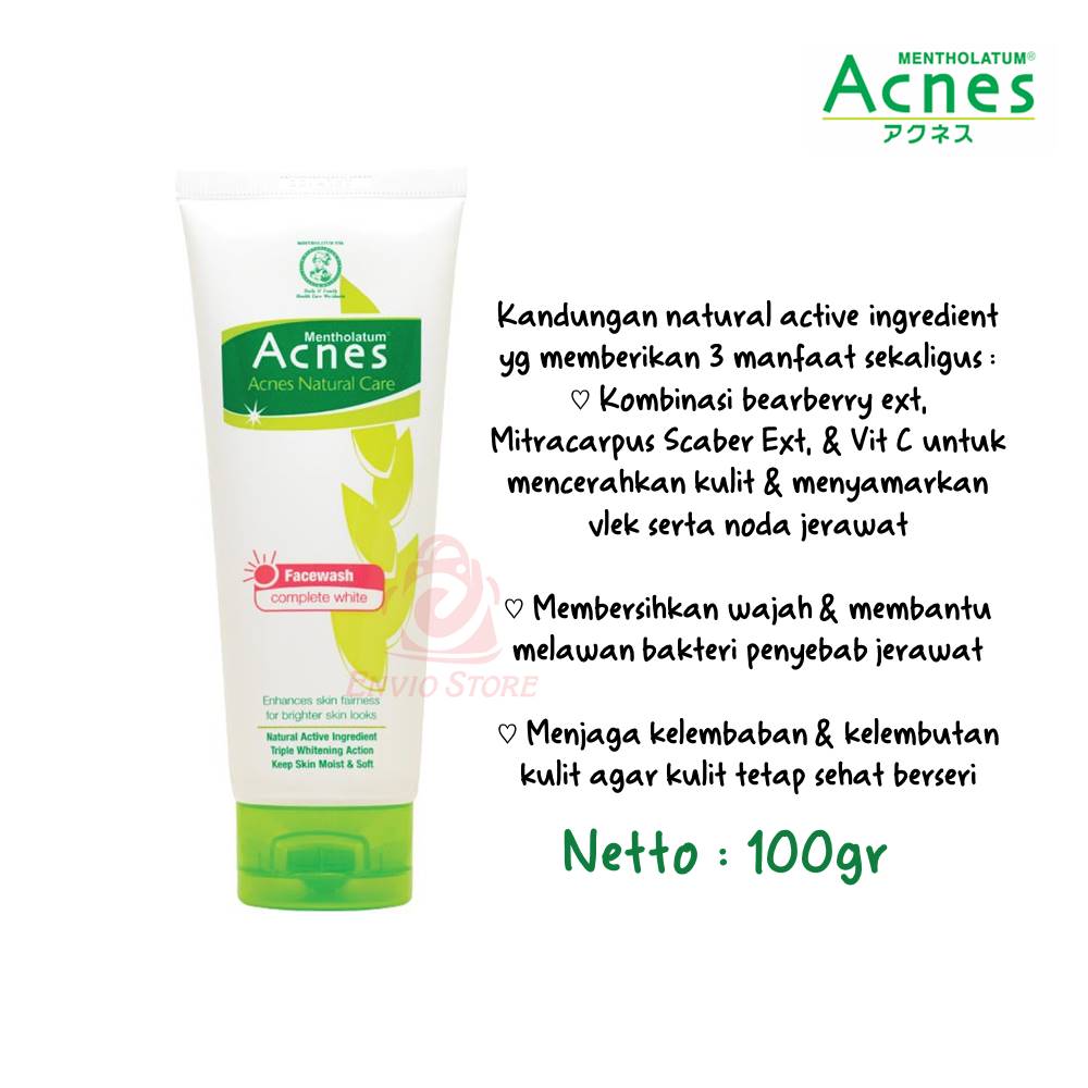 ACNES Complete White Face Wash 100gr ACNES Complete White Face Wash 100gr