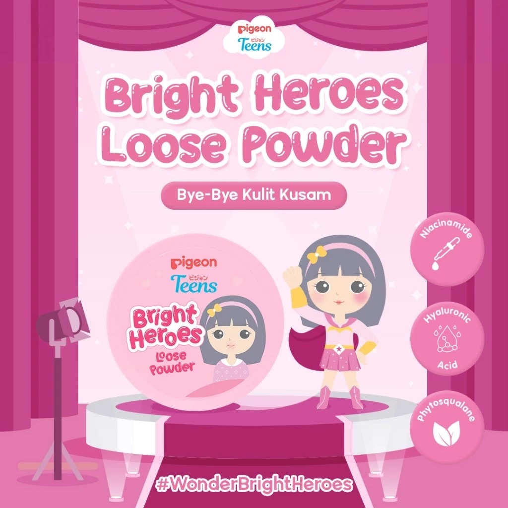 Pigeon Teens Loose Powder 12gr - Bright Heroes