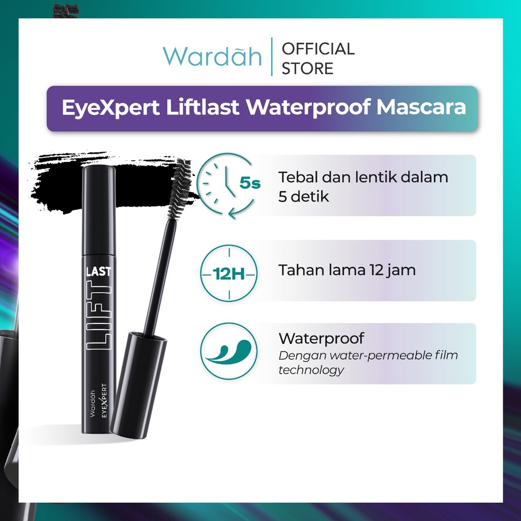 Wardah EyeXpert Liftlast Waterproof Mascara 8ml