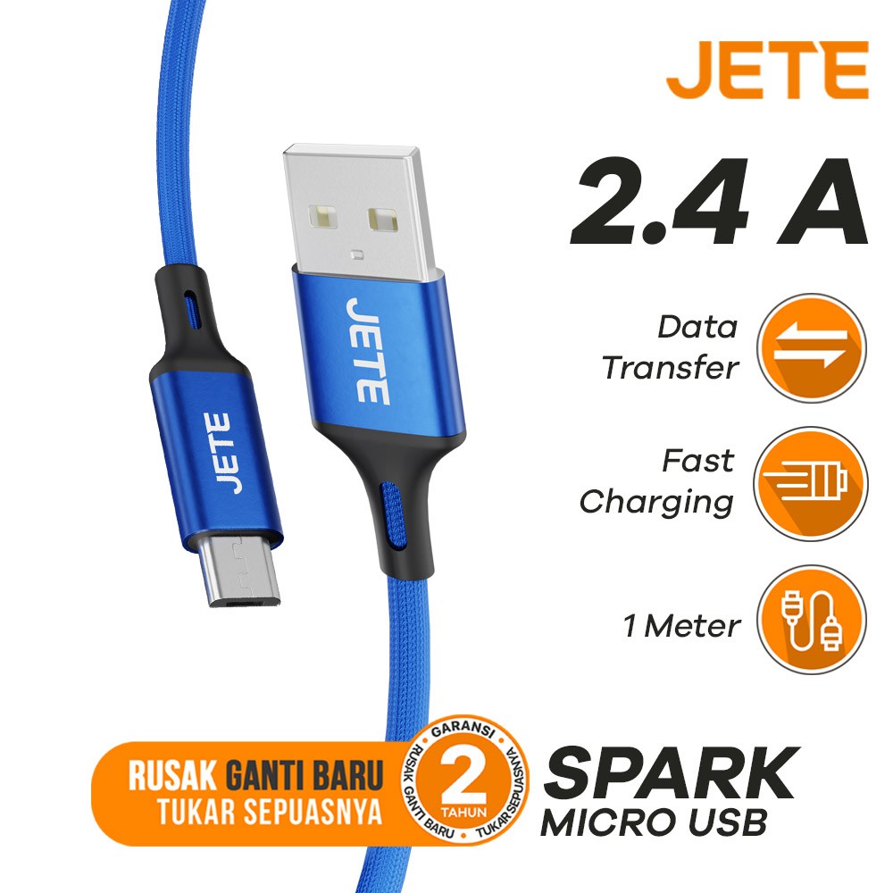 JETE Kabel Spark - Micro USB 2.4A