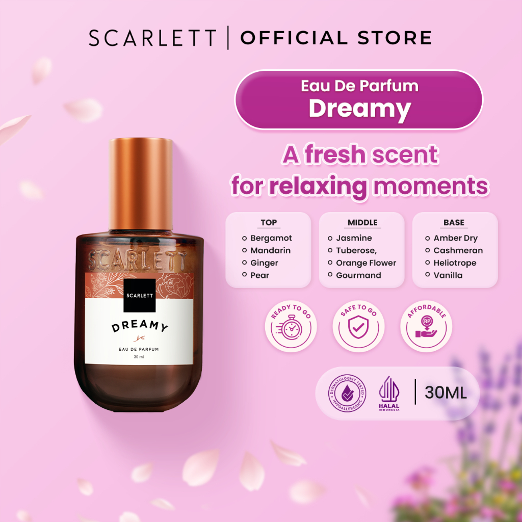Scarlett Whitening Eau De Parfum 30ml - Dreamy