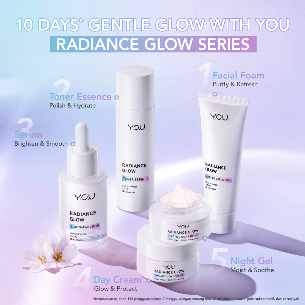 YOU Radiance Glow Active Night Gel 30gr YOU Radiance Glow Active Night Gel 30gr