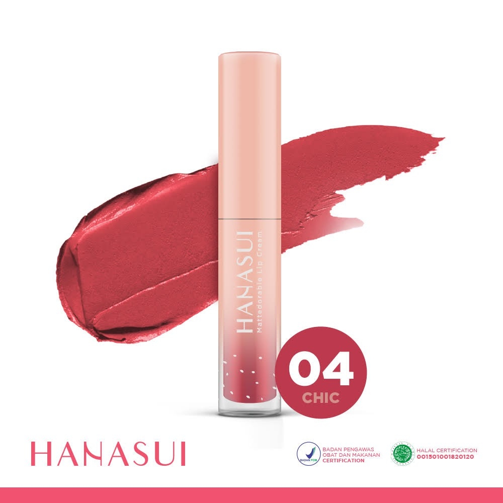 HANASUI Mattedorable Lip Cream 04 CHIC