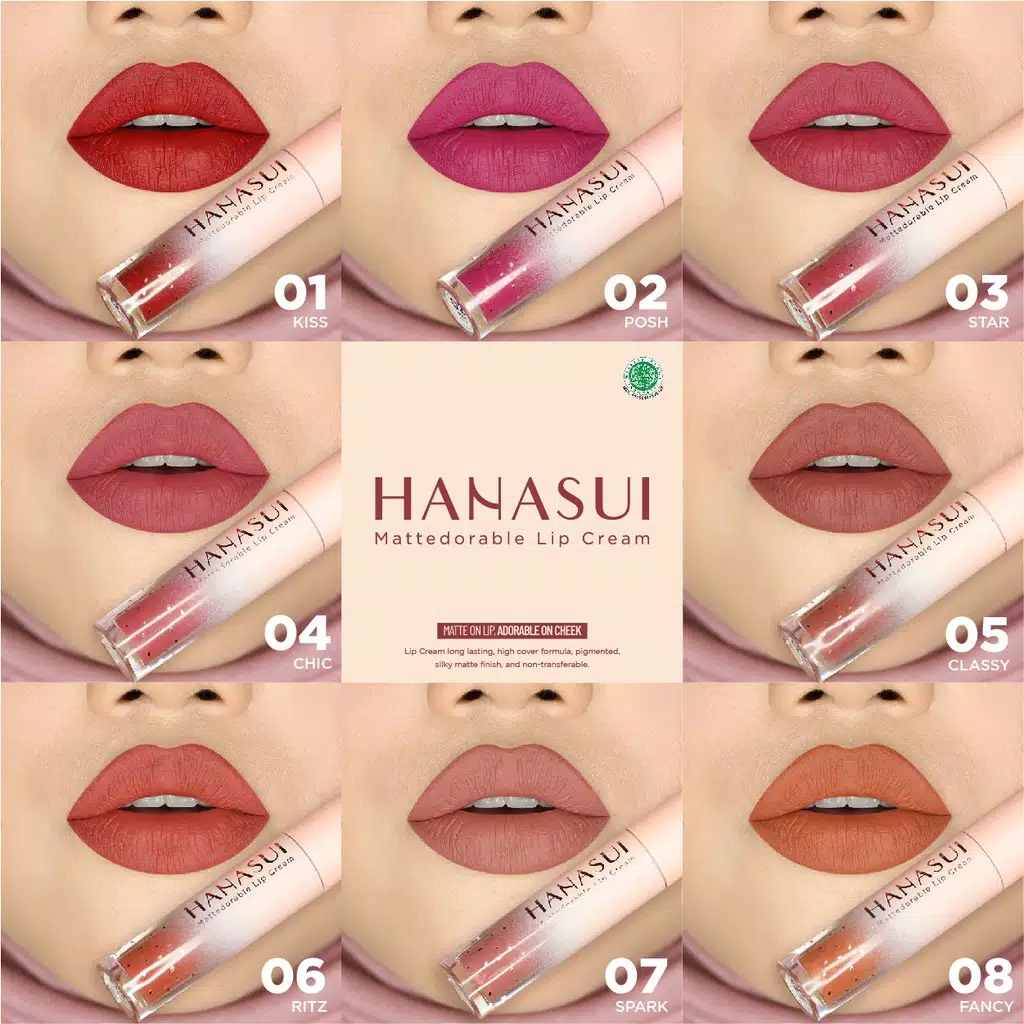 HANASUI Mattedorable Lip Cream 06 RITZ HANASUI Mattedorable Lip Cream 06 RITZ
