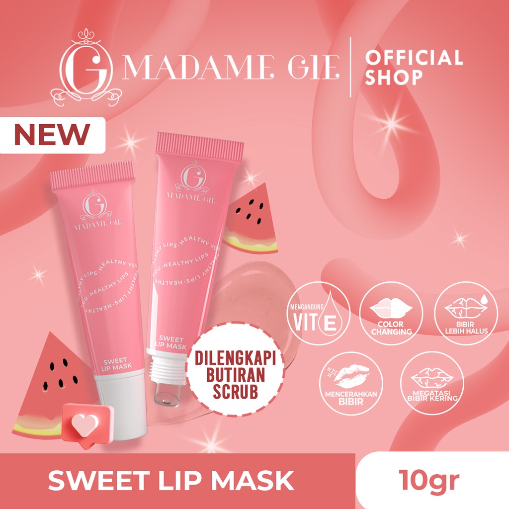 Madame Gie Sweet Lip Mask 10gr - Watermelon