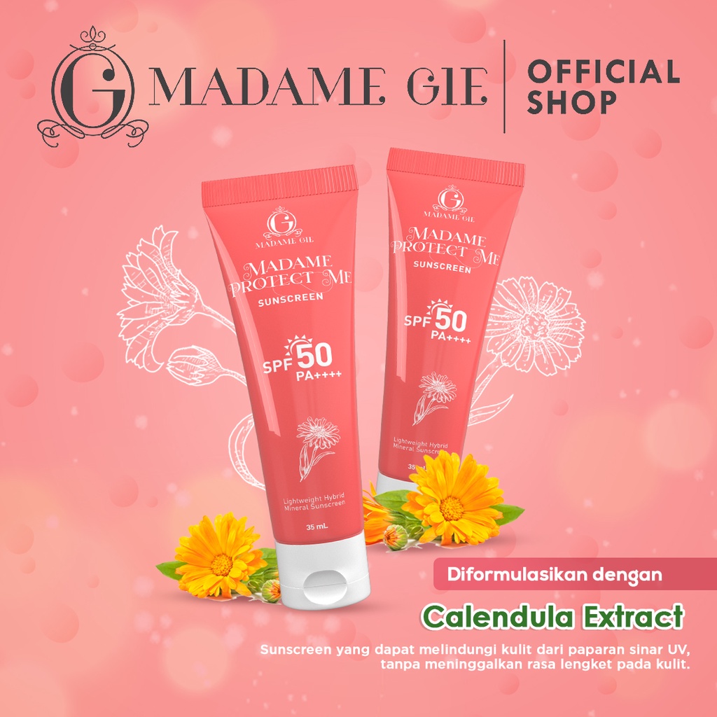 Madame Gie Protect Me SPF 50 PA+++ 35ml (Pink)