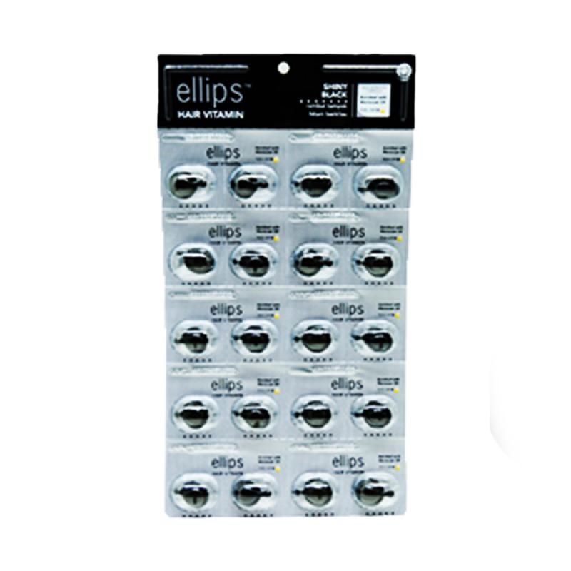 ELLIPS Hair Vitamin Hitam - Perawatan Rambut Hitam (20 Capsules)