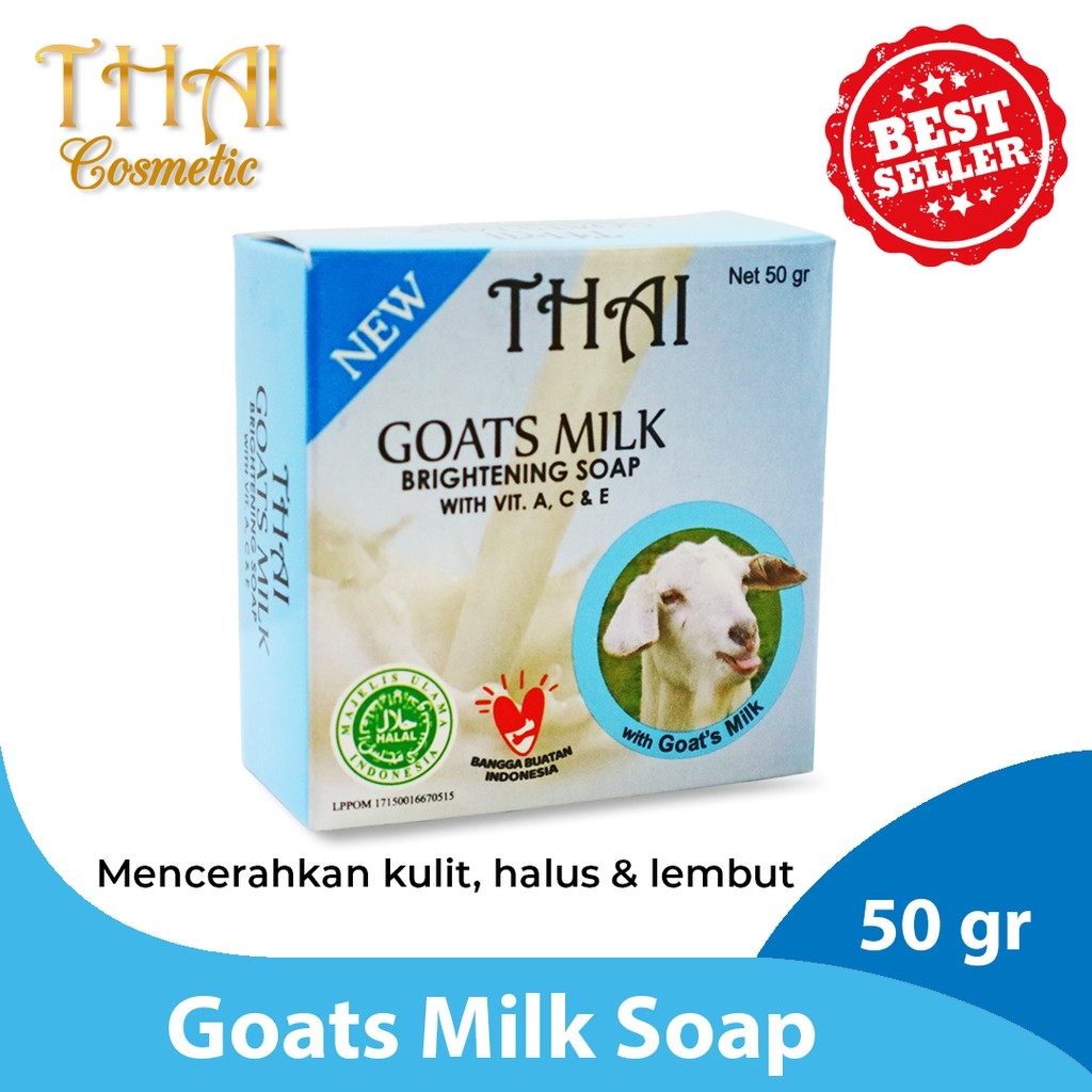 Thai Sabun Goat's Milk Soap 50gr (Bar Soap)