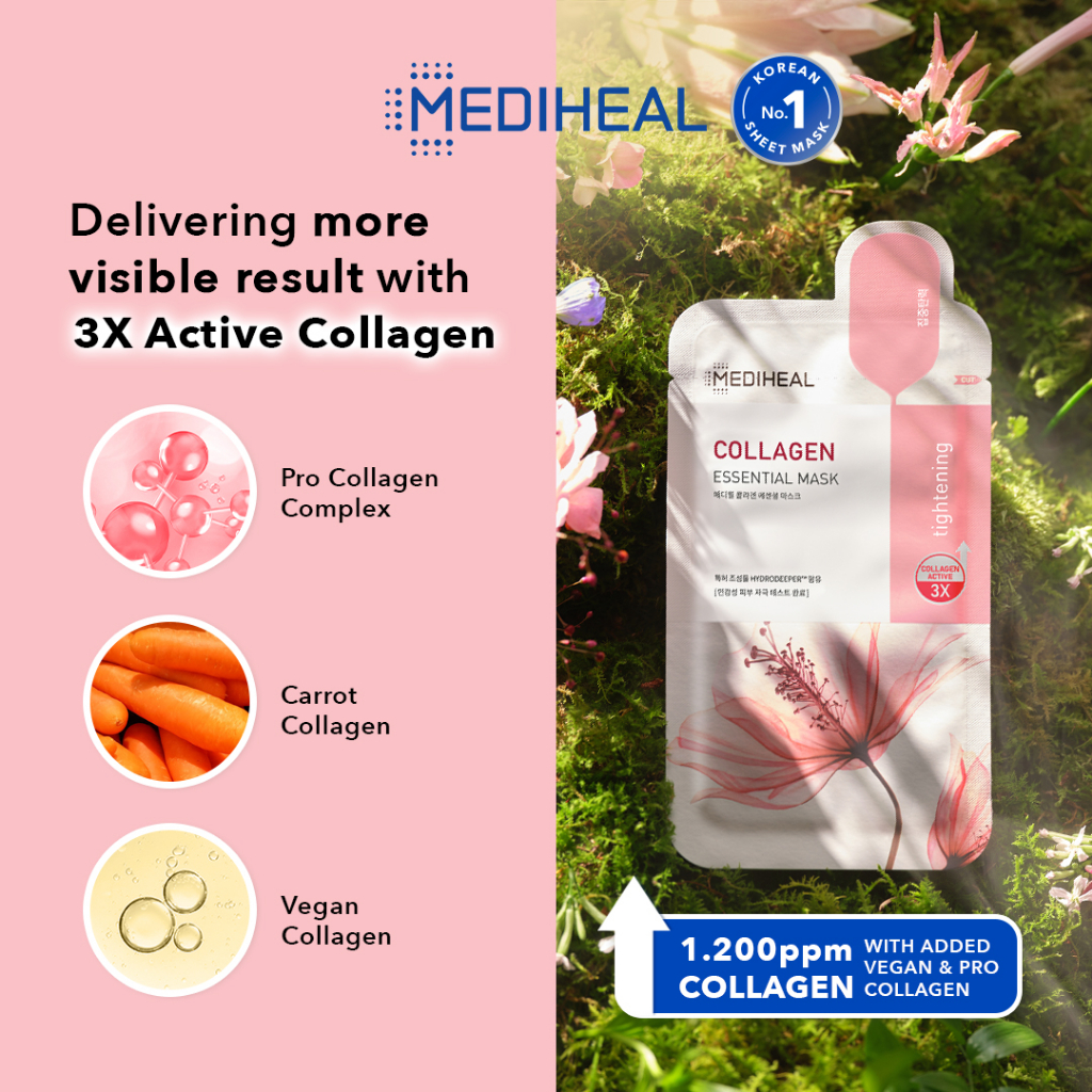 Mediheal Essential Mask - Collagen Tightening (Pink)