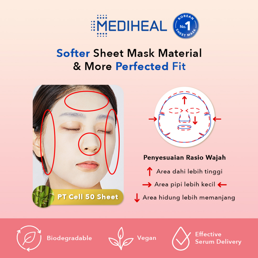 Mediheal Essential Mask - Collagen Tightening (Pink)