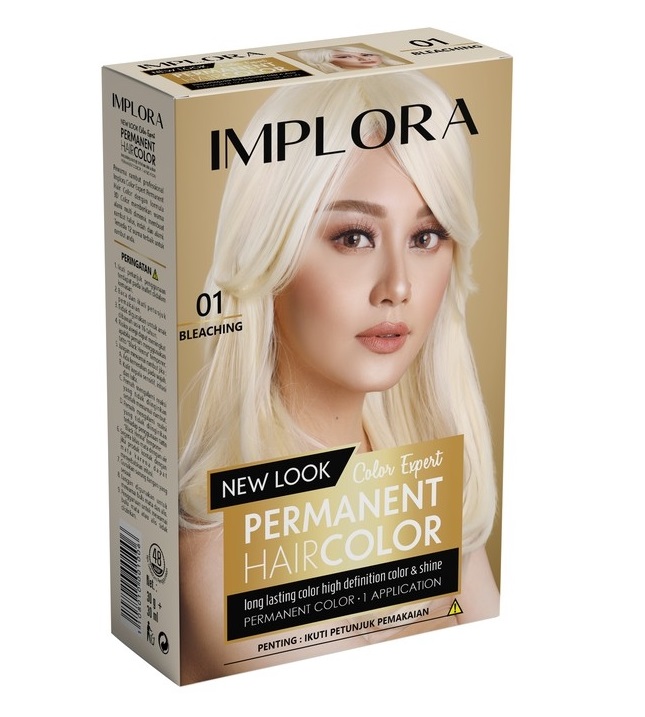 Implora Permanent Hair Color 01 BLEACHING (Semir Rambut)
