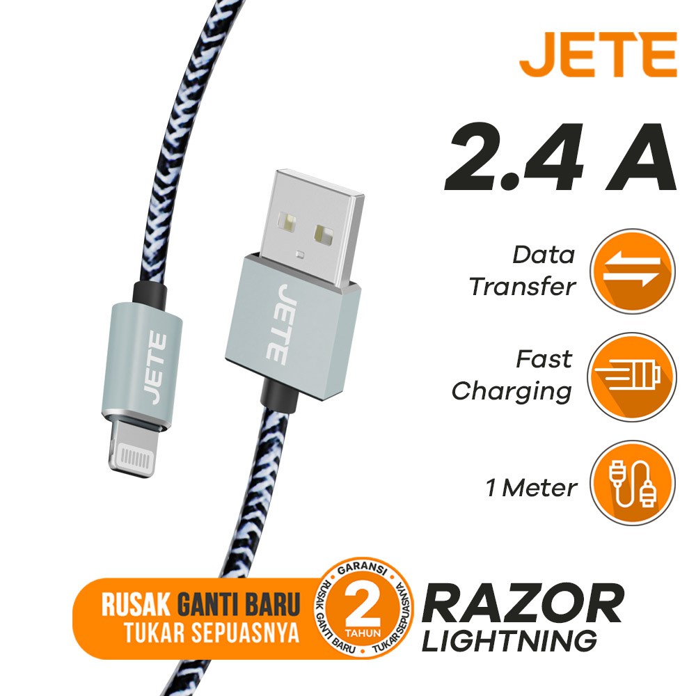 JETE Kabel Razors - Lightning 2.4A