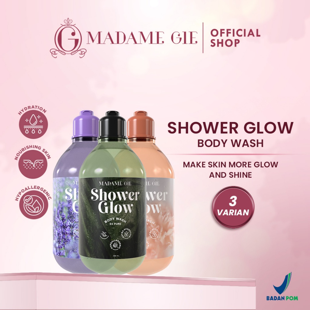 Madame Gie Shower Glow Body Wash 300ml - 03 Calm