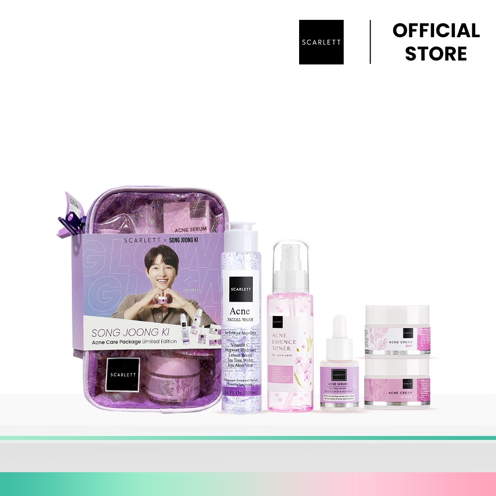 Paket Scarlett x Song Joong Ki - Acne Care 5in1 Limited Edition