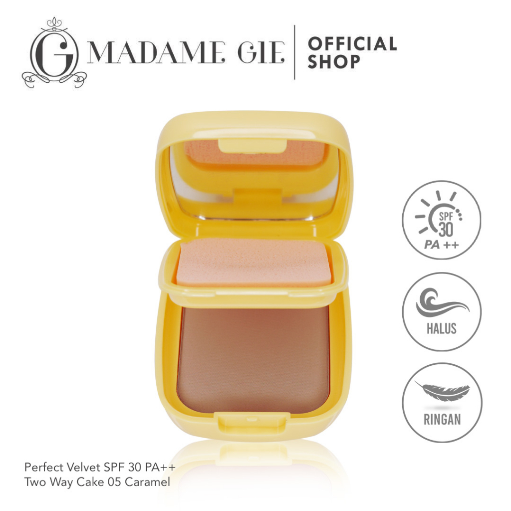 Madame Gie Perfect Velvet SPF30 PA++ Two Way Cake - 05 Caramel