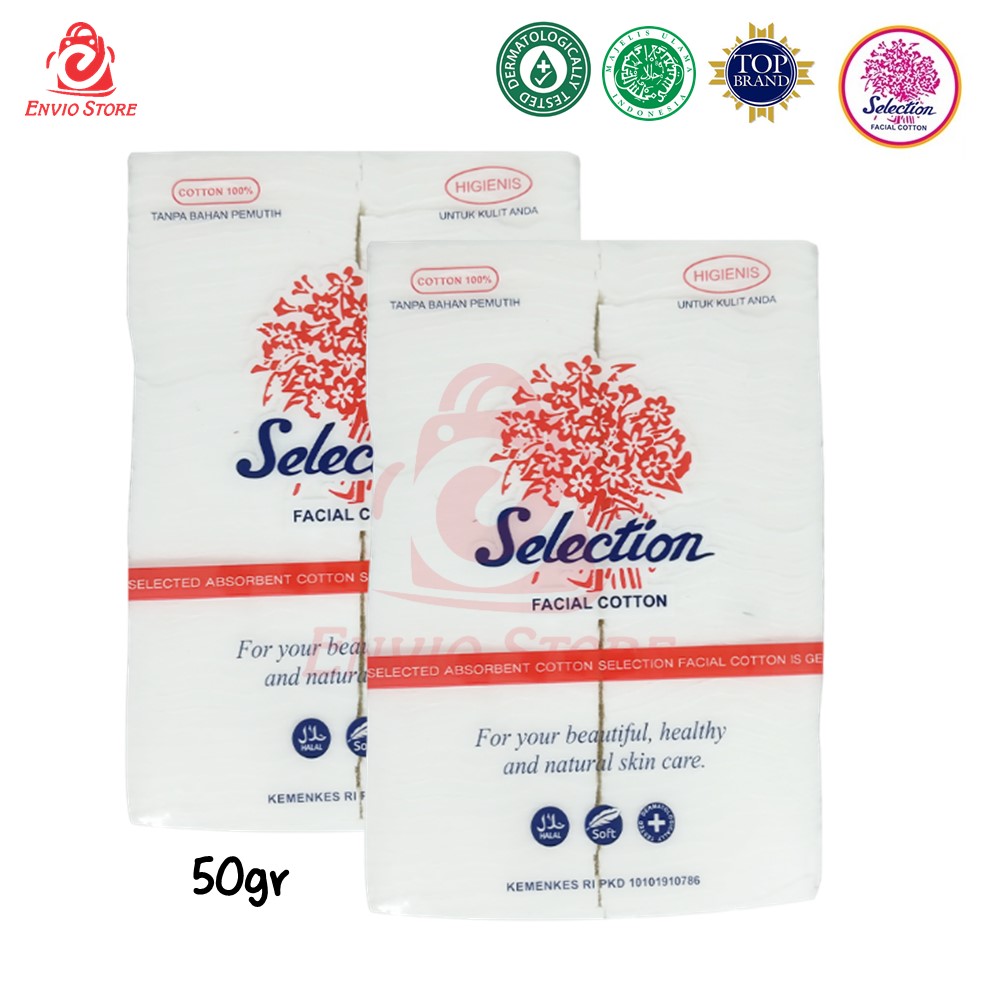 Selection Kapas Kecantikan 50gr Selection Kapas Kecantikan 50gr