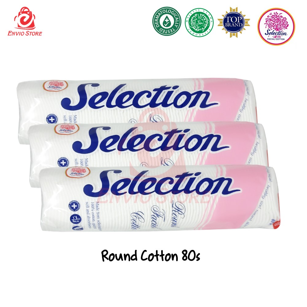Selection Round Facial Cotton 80s (Kapas Bulat) Selection Round Facial Cotton 80s (Kapas Bulat)